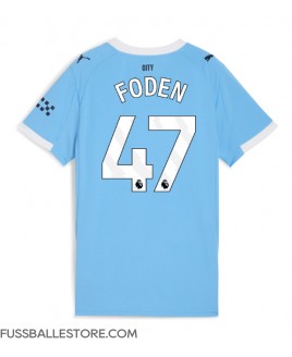 Günstige Manchester City Phil Foden #47 Heimtrikot Damen 2025-26 Kurzarm